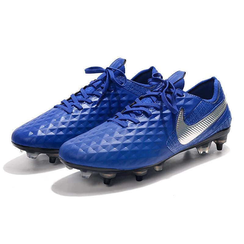 Nike Tiempo Legend VIII Elite SG PRO AC Modrý stříbrný